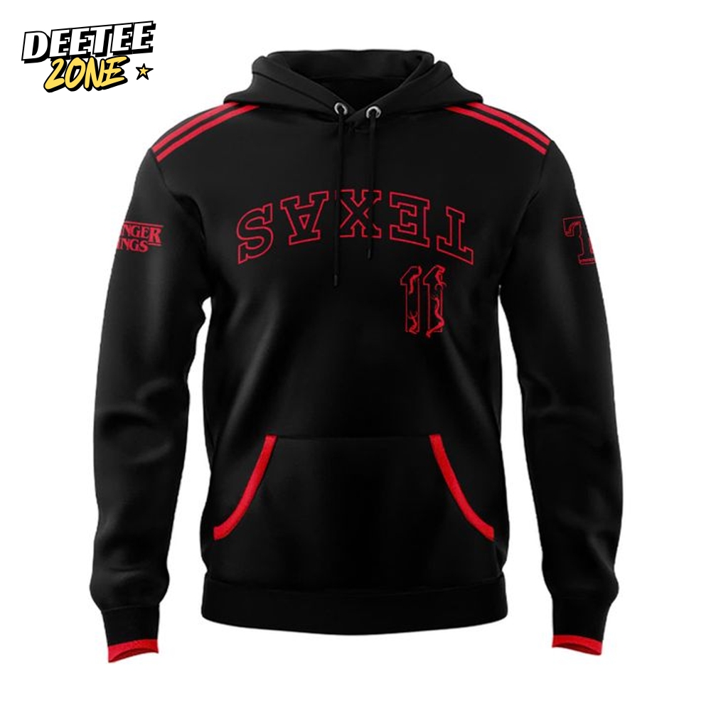 Rangers Stranger Things Night Hoodie Limited Edition Rangers Stranger Things Night Hoodie Limited Edition