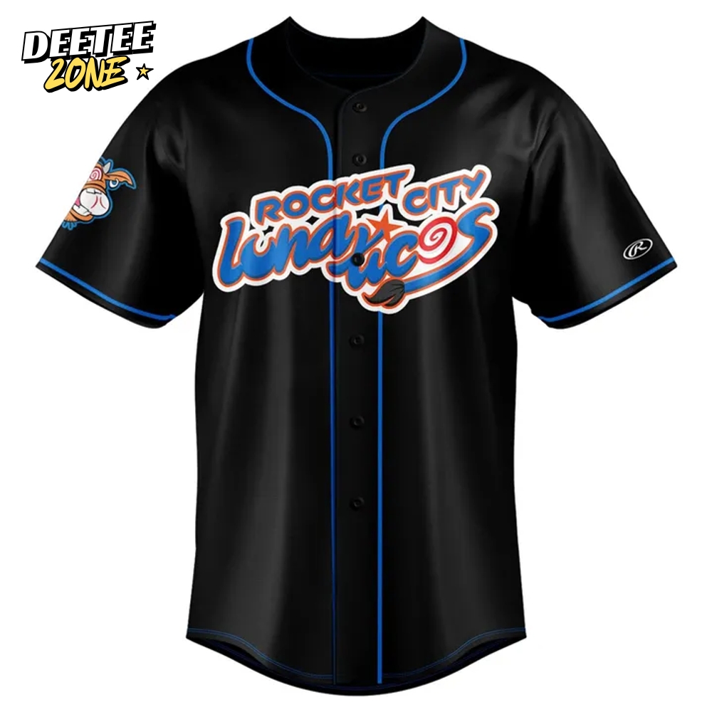 Rocket City Trash Pandas x Lunaticos Personalized Baseball Jersey Rocket City Trash Pandas x Lunaticos Personalized Baseball Jersey