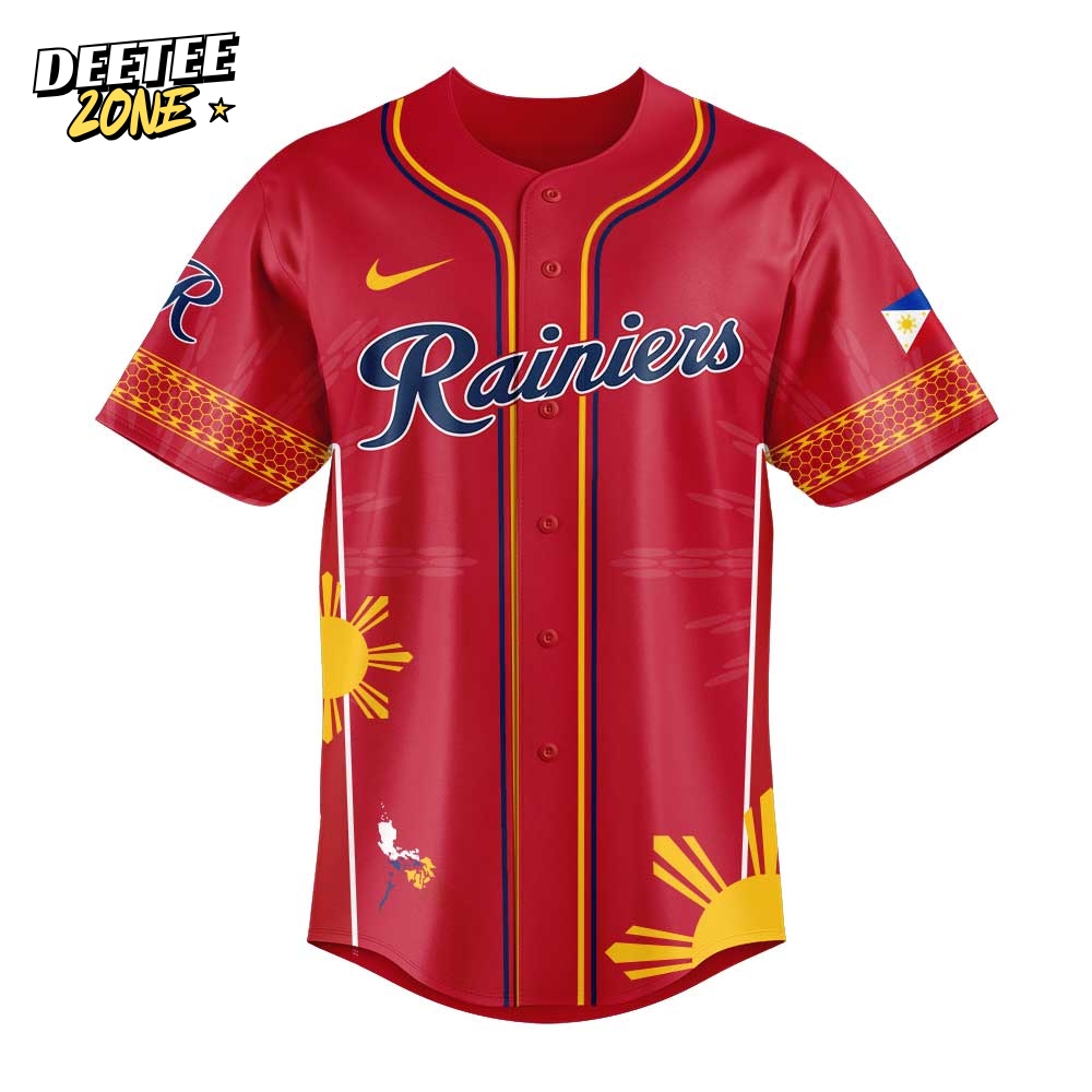 Round Rock Express Filipino Heritage Night Special Baseball Jersey Round Rock Express Filipino Heritage Night Special Baseball Jersey