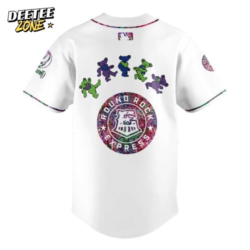 Round Rock Express Grateful Dead Night Special Baseball Jersey