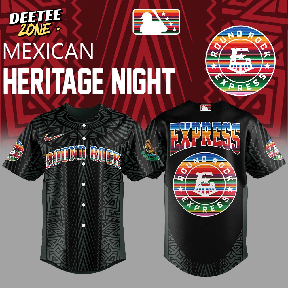 Round Rock Express Mexican Heritage Night Special Baseball Jersey Round Rock Express Mexican Heritage Night Special Baseball Jersey