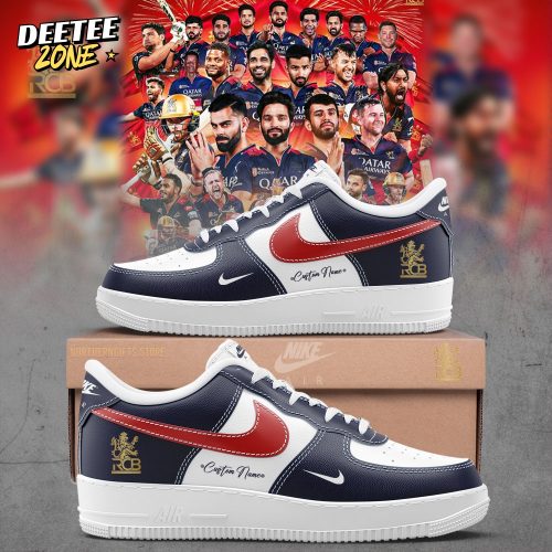 Royal Challengers Bengaluru Tata Indian Premier League Champions 2025 Air Force 1 Sneaker