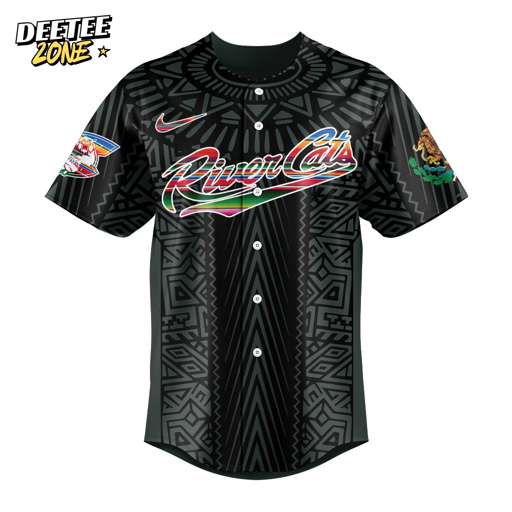Sacramento River Cats Mexican Heritage Night Special Baseball Jersey Sacramento River Cats Mexican Heritage Night Special Baseball Jersey