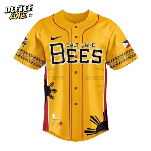 Salt Lake Bees Filipino Heritage Night Special Baseball Jersey