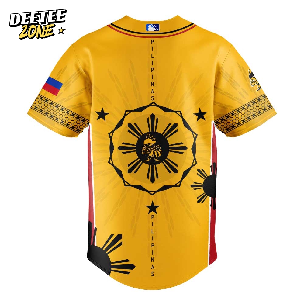 Salt Lake Bees Filipino Heritage Night Special Baseball Jersey Salt Lake Bees Filipino Heritage Night Special Baseball Jersey