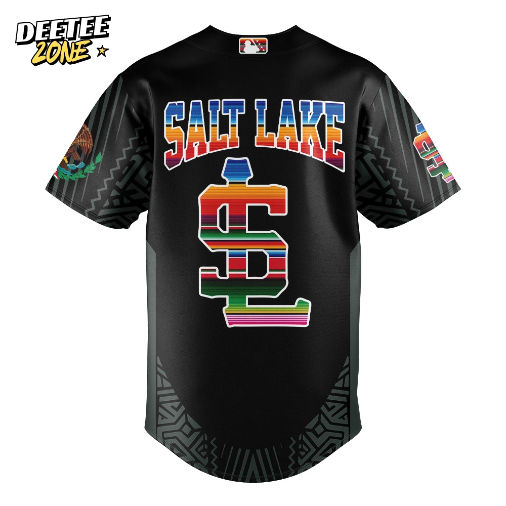 Salt Lake Bees Mexican Heritage Night Special Baseball Jersey Salt Lake Bees Mexican Heritage Night Special Baseball Jersey