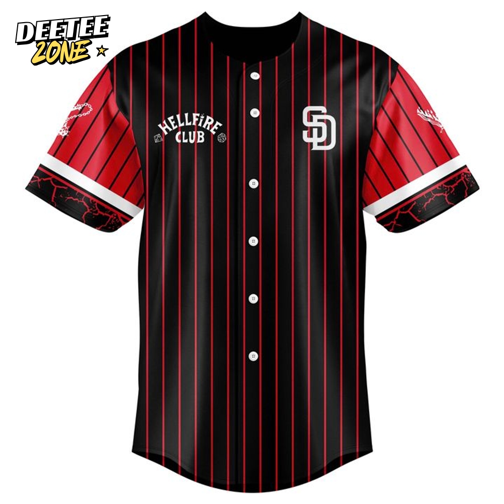 San Diego Padres x Stranger Things Night 2025 Premium Baseball Jersey San Diego Padres x Stranger Things Night 2025 Premium Baseball Jersey