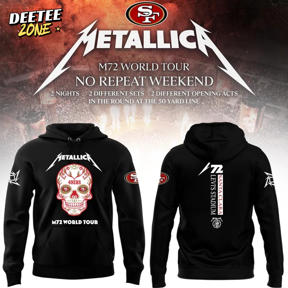 San Francisco 49ers x M72 World Tour Santa Clara Special Black Hoodie San Francisco 49ers x M72 World Tour Santa Clara Special Black Hoodie