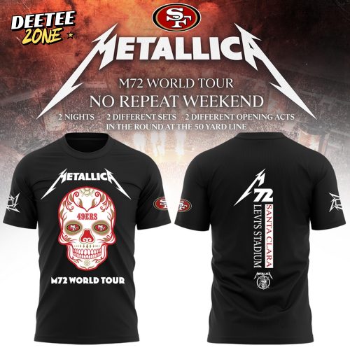 San Francisco 49ers x M72 World Tour Santa Clara Special Black Tee