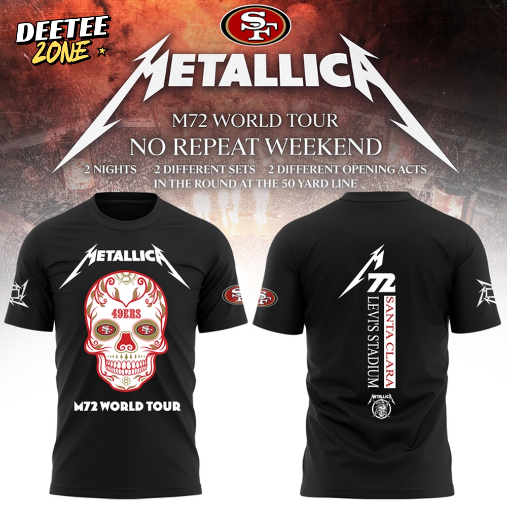 San Francisco 49ers x M72 World Tour Santa Clara Special Black Tee San Francisco 49ers x M72 World Tour Santa Clara Special Black Tee