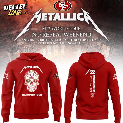 San Francisco 49ers x M72 World Tour Santa Clara Special Red Hoodie