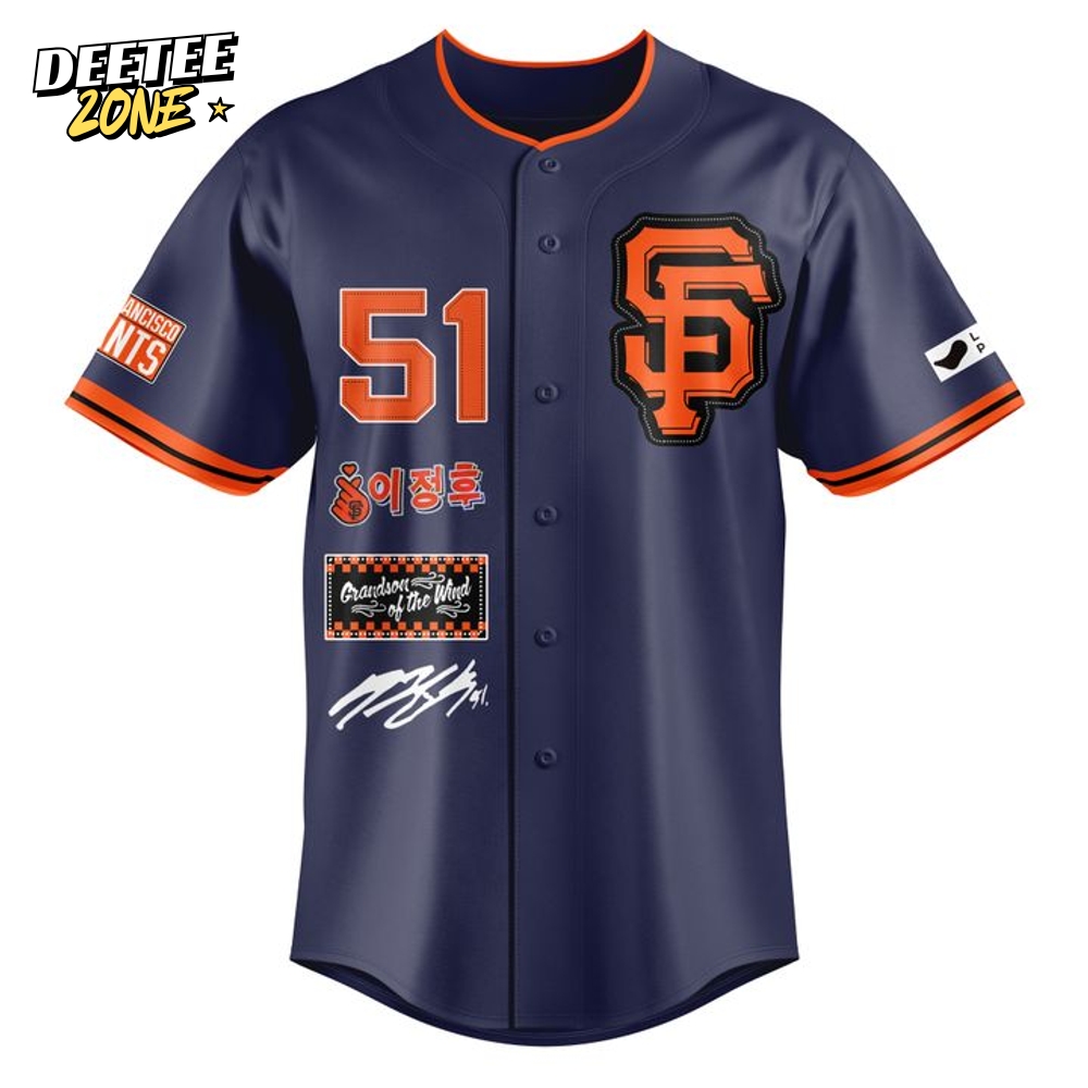 San Francisco Giants x Jung-hoo Lee #51 Special Edition Baseball Jersey San Francisco Giants x Jung-hoo Lee #51 Special Edition Baseball Jersey