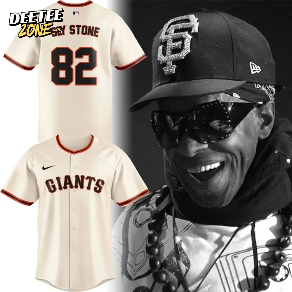 San Francisco Giants x Sly Stone Tribute Limited Edition Baseball Jersey San Francisco Giants x Sly Stone Tribute Limited Edition Baseball Jersey