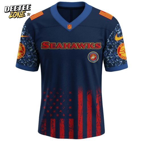 Seattle Seahawks NFL x U.S.M.C 250th Birthday Celebration Jersey
