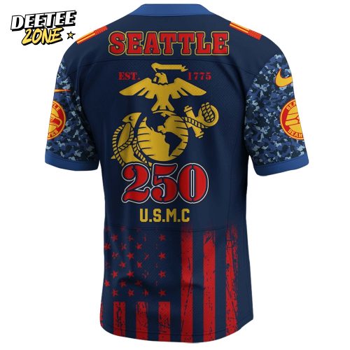Seattle Seahawks NFL x U.S.M.C 250th Birthday Celebration Jersey