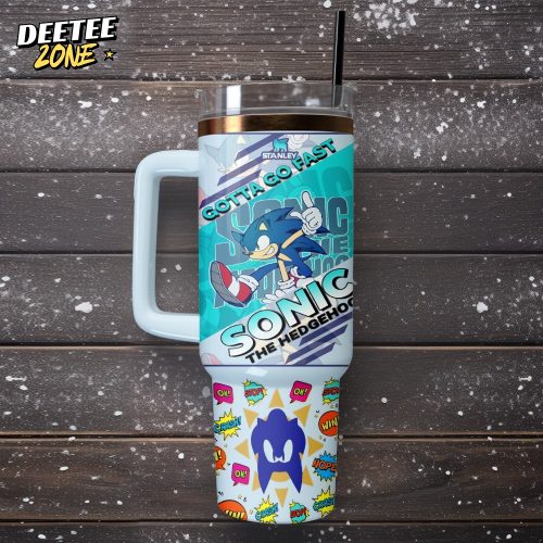 Sonic the Hedgehog “GOTTA GO FAST” Stanley Tumbler