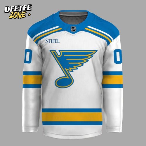 St. Louis Blues Remixed Remastered Reborn Away Hockey Jersey