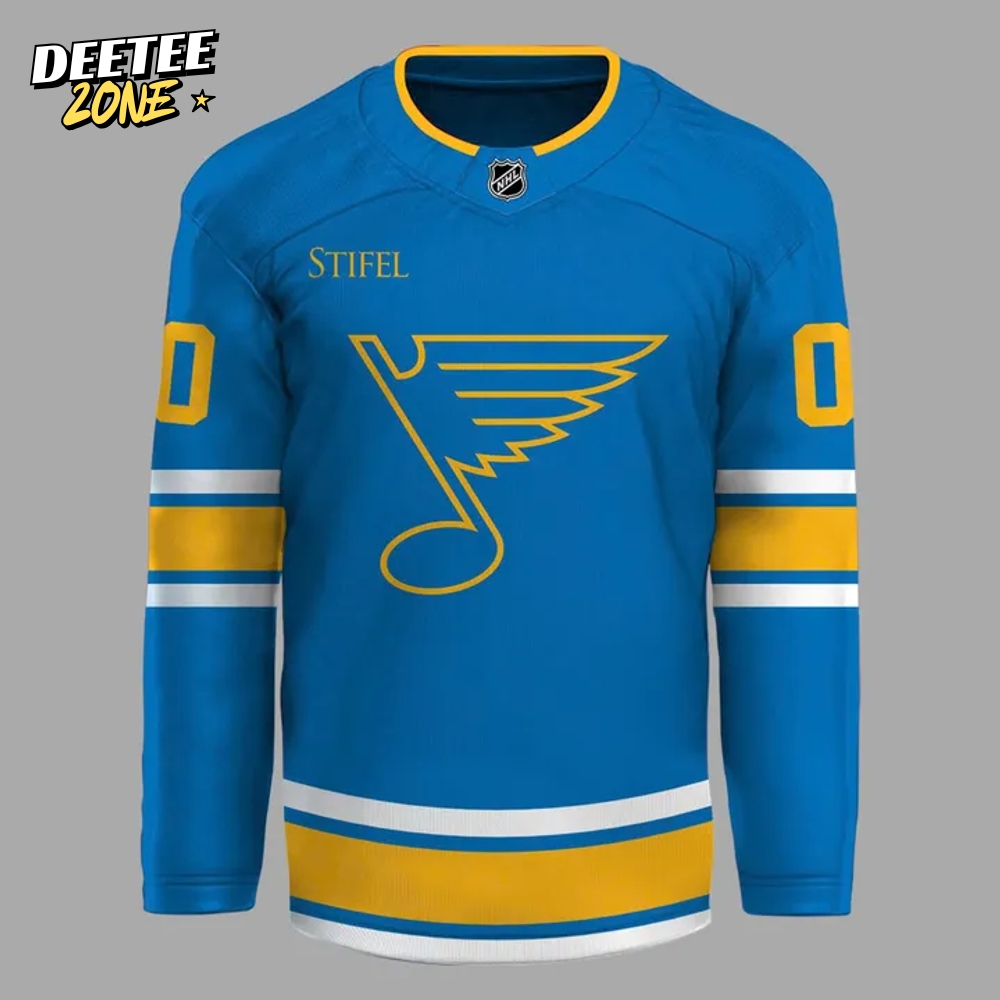 St. Louis Blues Remixed Remastered Reborn Home Hockey Jersey St. Louis Blues Remixed Remastered Reborn Home Hockey Jersey