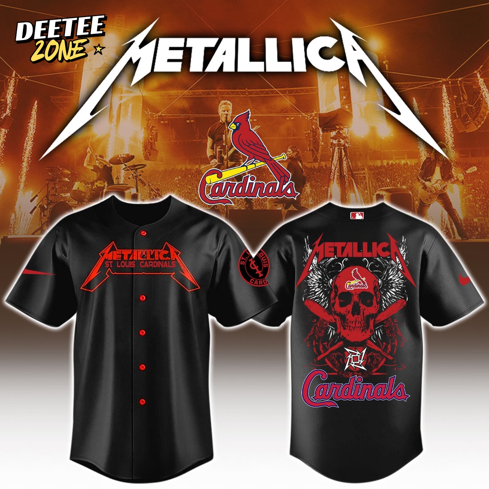 St. Louis Cardinals MLB x Metallica Jersey Limited Edition St. Louis Cardinals MLB x Metallica Jersey Limited Edition