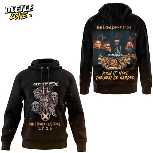 Static-X Band Reload Festival 2025 Premium Hoodie