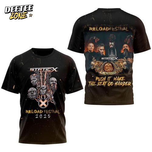 Static-X Band Reload Festival 2025 Premium Shirt