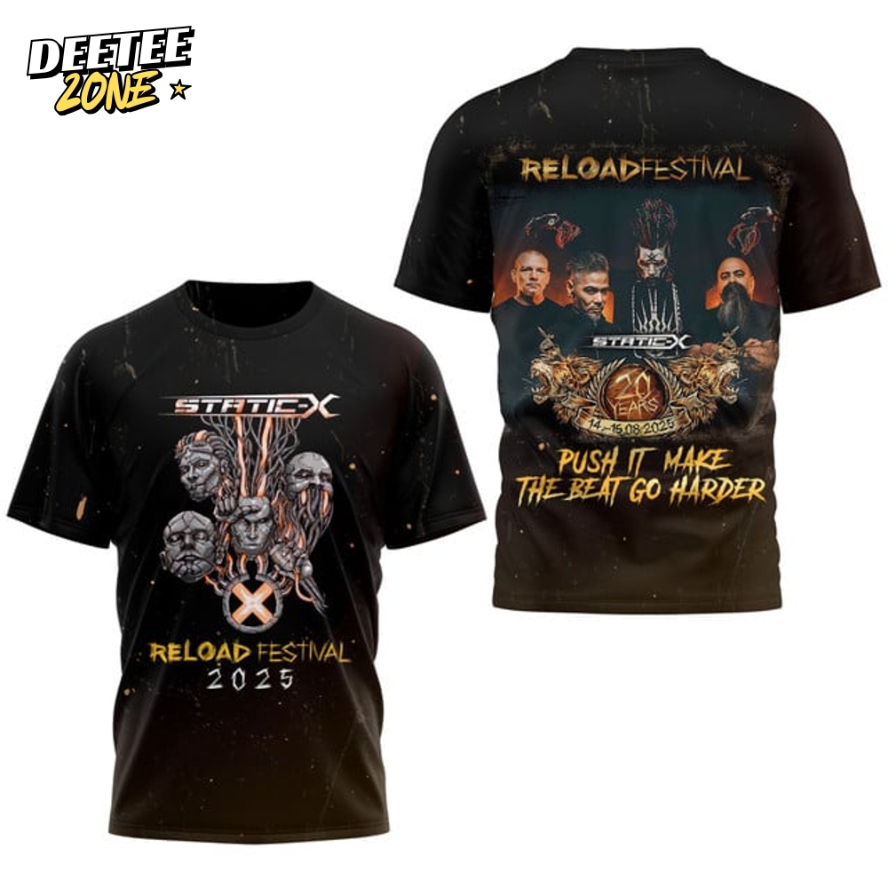 Static-X Band Reload Festival 2025 Premium Shirt Static-X Band Reload Festival 2025 Premium Shirt