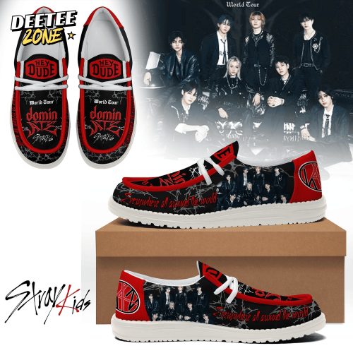 Stray Kids Dominate World Tour 2025 Limited Hey Dude Shoes