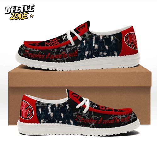 Stray Kids Dominate World Tour 2025 Limited Hey Dude Shoes
