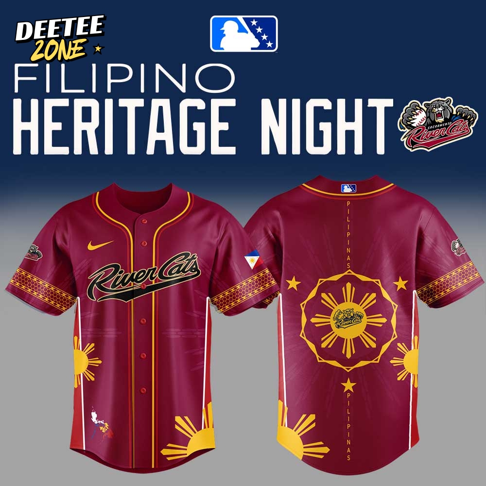 Sugar Land Space Cowboys Filipino Heritage Night Special Baseball Jersey Sugar Land Space Cowboys Filipino Heritage Night Special Baseball Jersey