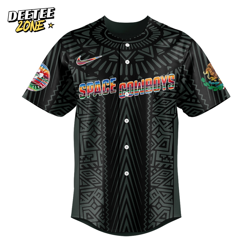 Sugar Land Space Cowboys Mexican Heritage Night Special Baseball Jersey Sugar Land Space Cowboys Mexican Heritage Night Special Baseball Jersey
