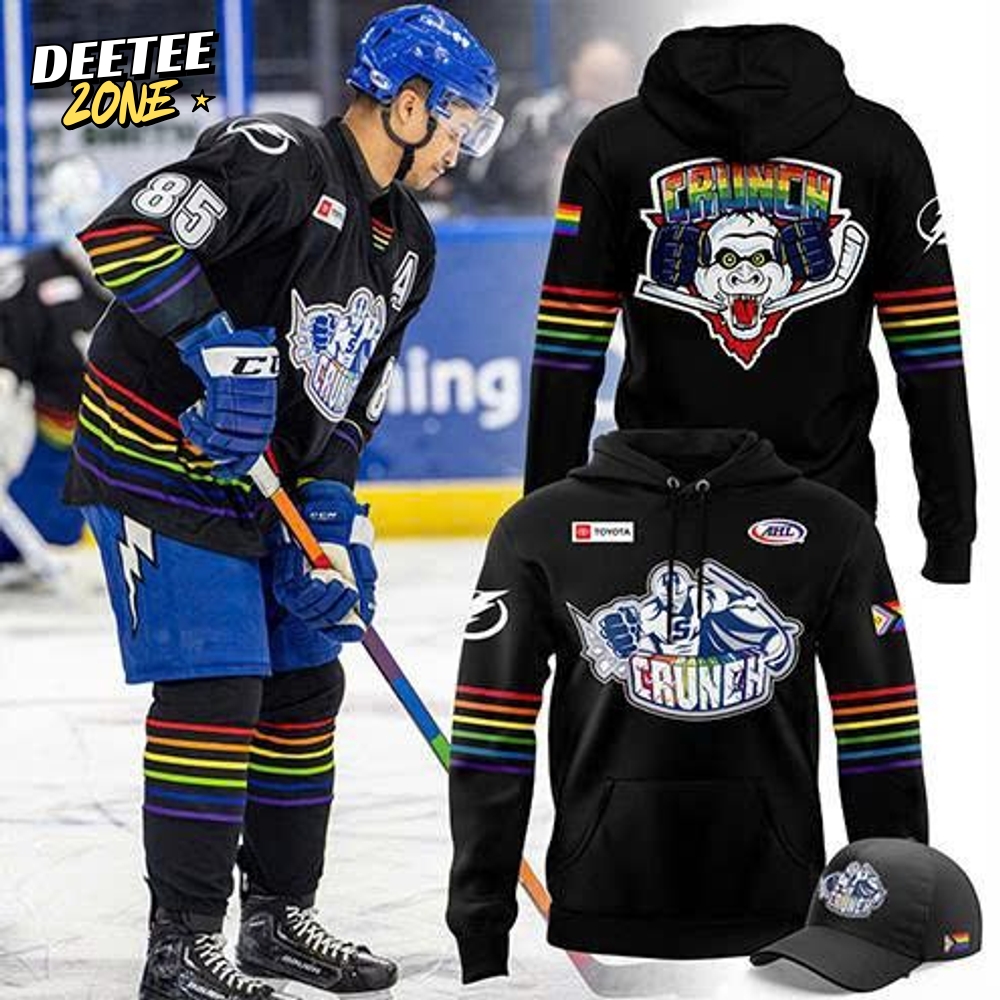 Syracuse Crunch Pride Month Hoodie 2025 Black Limited Edition Syracuse Crunch Pride Month Hoodie 2025 Black Limited Edition