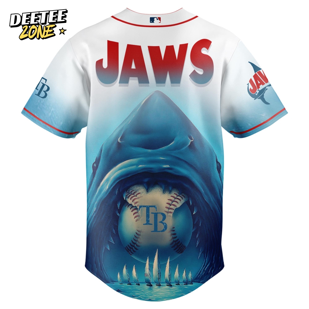 Tampa Bay Rays x JAWS 50th Anniversary Jersey 2025 Tampa Bay Rays x JAWS 50th Anniversary Jersey 2025