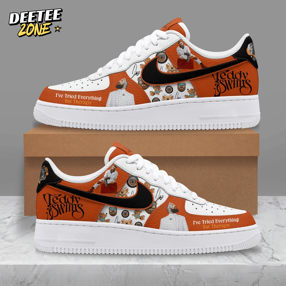 Teddy Swims Limited Edition Air Force 1 Shoes Teddy Swims Limited Edition Air Force 1 Shoes