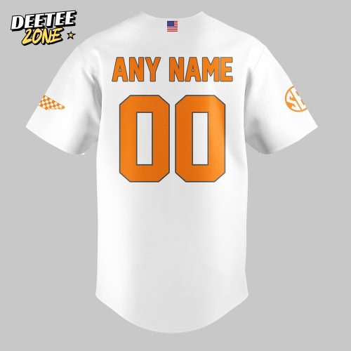 Tennessee Volunteers Baseball Superman Design Personalized Baseball Jersey