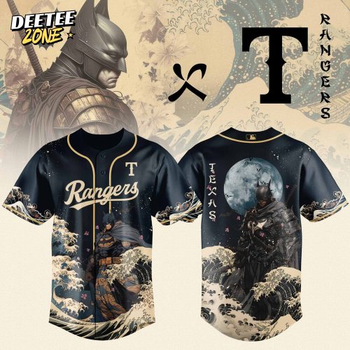 Texas Rangers MLB x Batman The legend of Gotham Jersey 2025