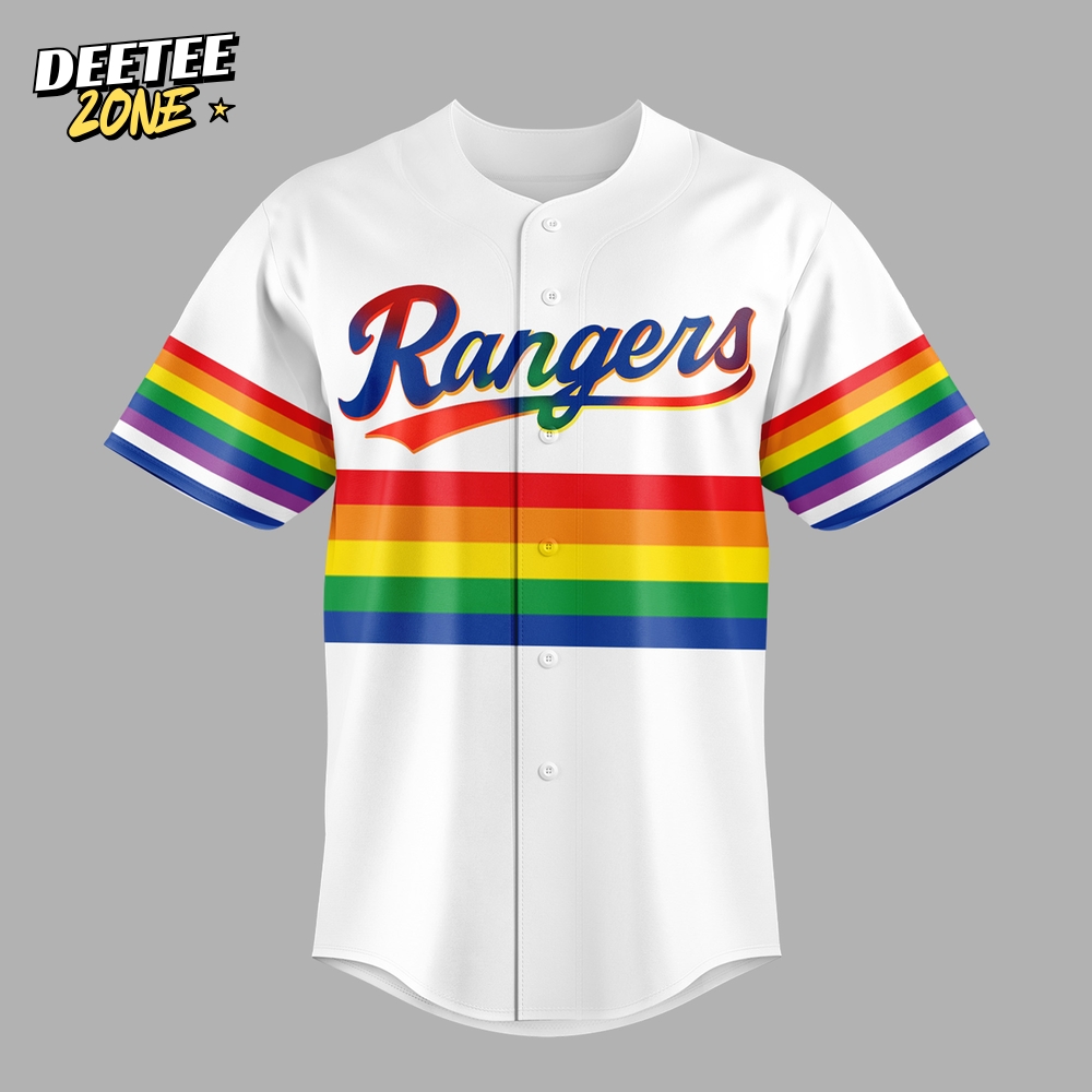 Texas Rangers Pride Night 2025 Baseball Jersey Texas Rangers Pride Night 2025 Baseball Jersey