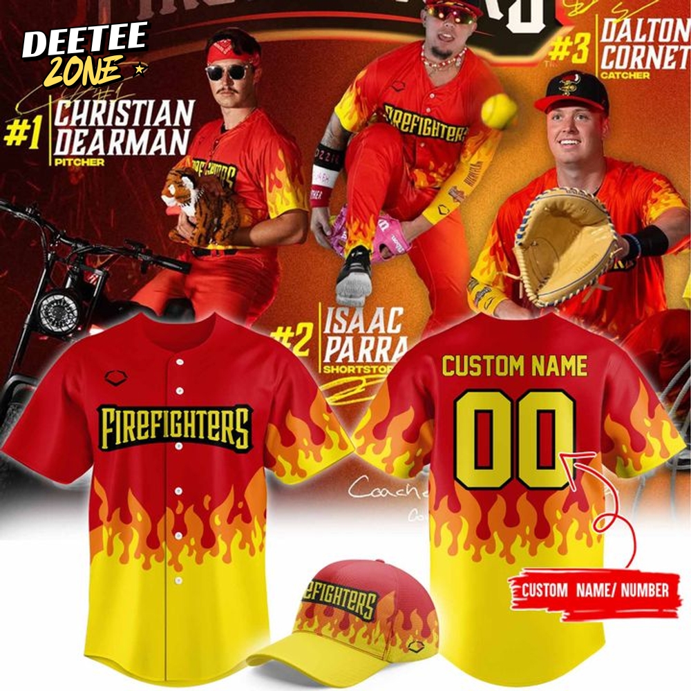 The Firefighters Special New 2025 Personalized Baseball Jersey The Firefighters Special New 2025 Personalized Baseball Jersey