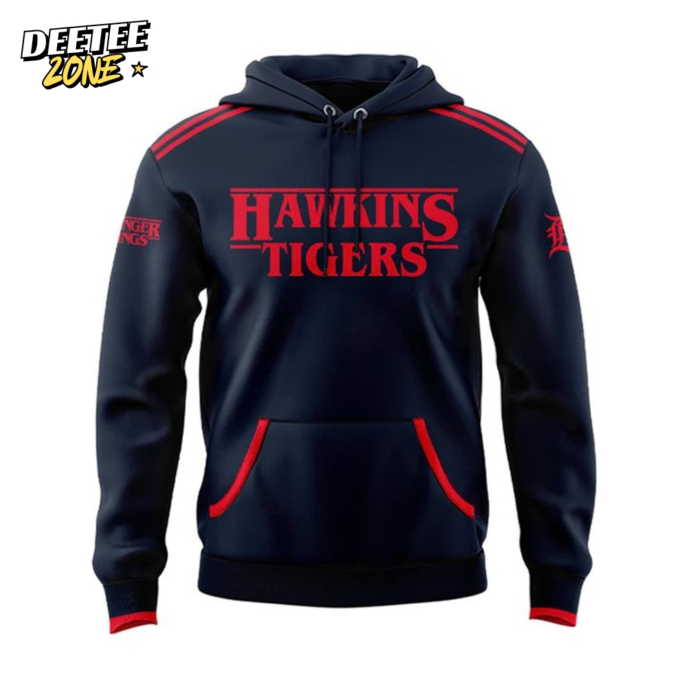 Tigers Stranger Things Night Hoodie Special Edition Tigers Stranger Things Night Hoodie Special Edition