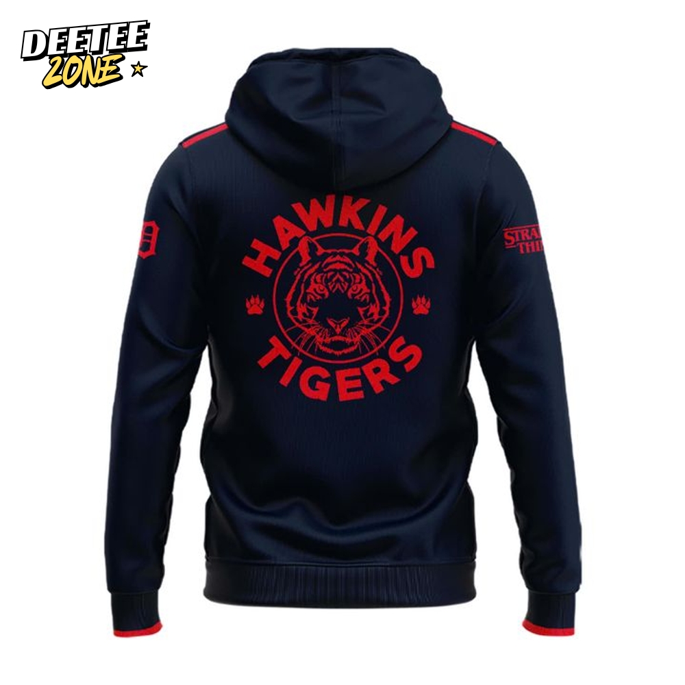Tigers Stranger Things Night Hoodie Special Edition Tigers Stranger Things Night Hoodie Special Edition
