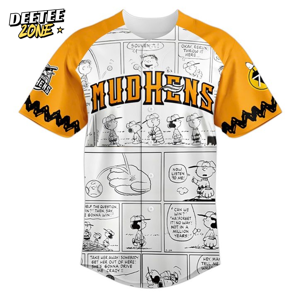 Toledo Mud Hens x Peanuts Limited Edition 2025 Baseball Jersey Toledo Mud Hens x Peanuts Limited Edition 2025 Baseball Jersey