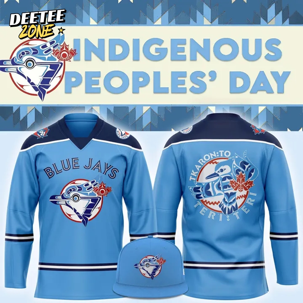 Toronto Blue Jays Indigenous Peoples Day 2025 Special Hockey Jersey Toronto Blue Jays Indigenous Peoples Day 2025 Special Hockey Jersey