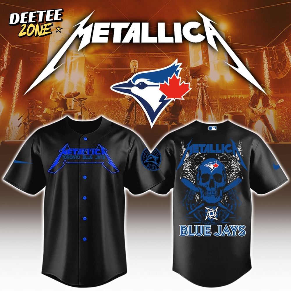 Toronto Blue Jays MLB x Metallica Jersey Limited Edition Toronto Blue Jays MLB x Metallica Jersey Limited Edition