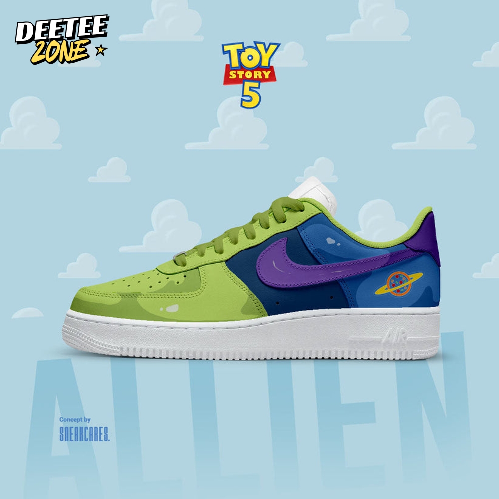 Toy Story Little Green Aliens Special Air Force 1 Sneaker Toy Story Little Green Aliens Special Air Force 1 Sneaker