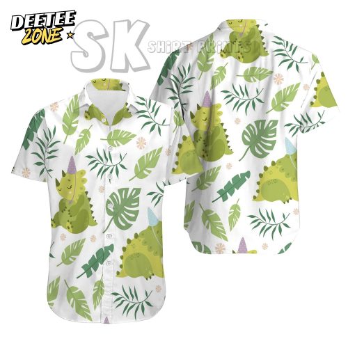 Vintage Dinosaur Hawaiian Shirt