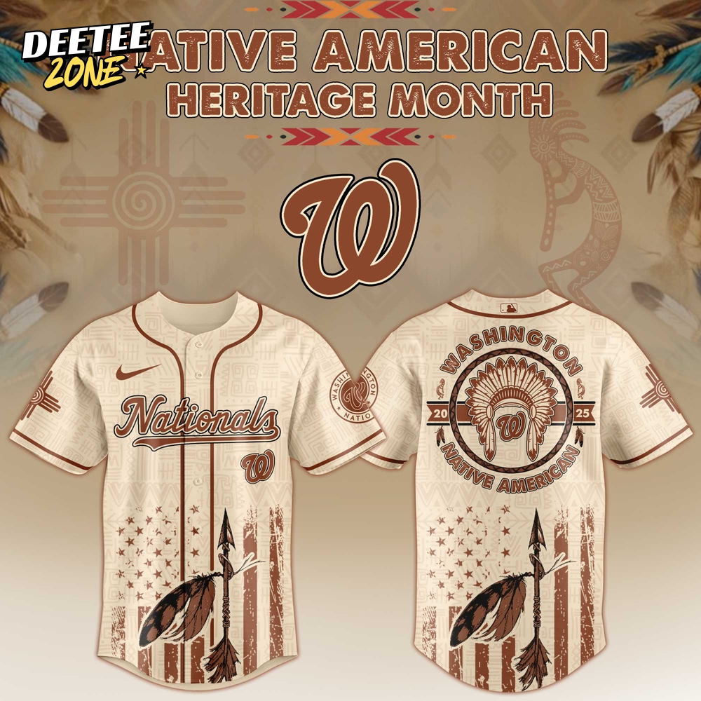 Washington Nationals MLB x Native American Heritage Month Jersey 2025 Washington Nationals MLB x Native American Heritage Month Jersey 2025