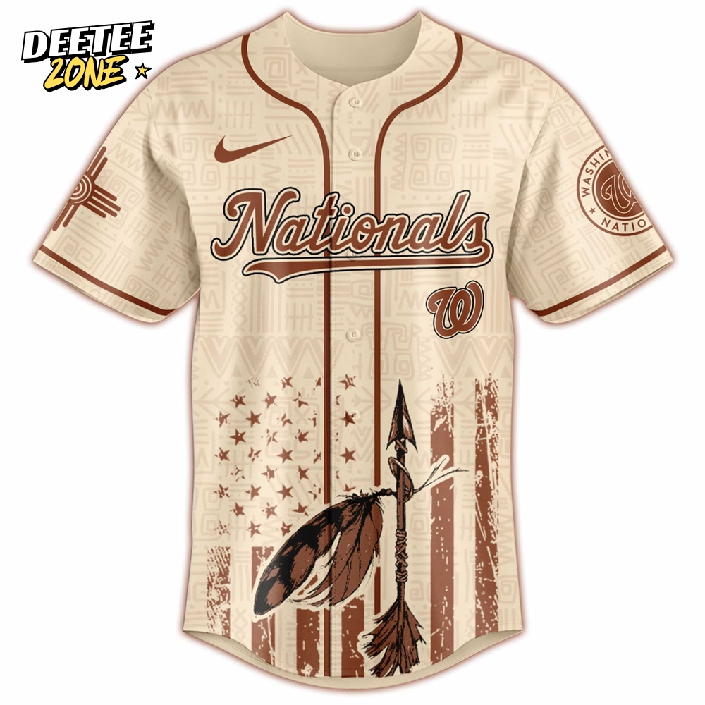 Washington Nationals MLB x Native American Heritage Month Jersey 2025 Washington Nationals MLB x Native American Heritage Month Jersey 2025