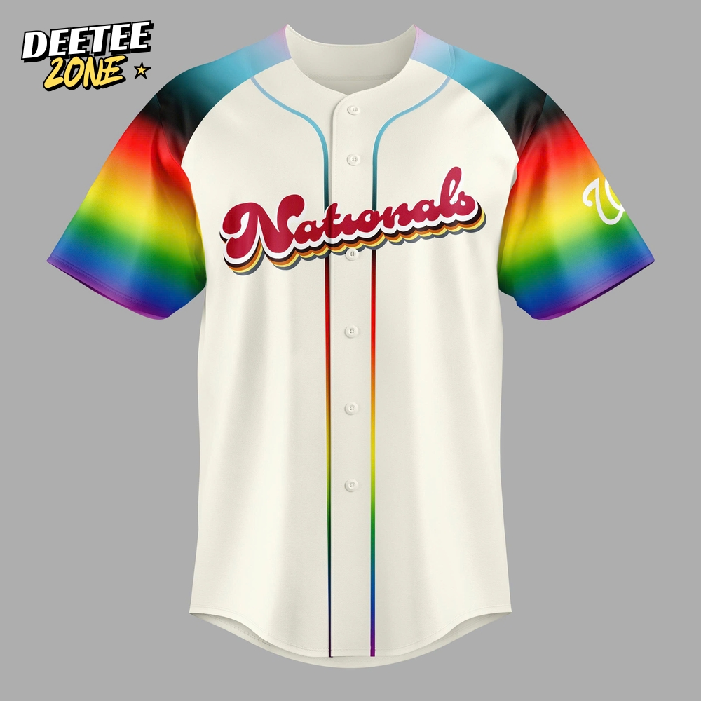 Washington Nationals Pride Night 2025 Special Baseball Jersey Washington Nationals Pride Night 2025 Special Baseball Jersey