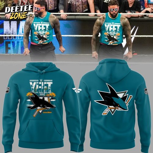 Yeeet Wwe San Jose Sharks Hoodie Custom Set