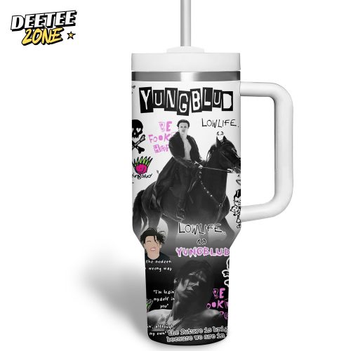 Yungblud Idols 2025 World Tour Custom Tumbler 40oz with Handle