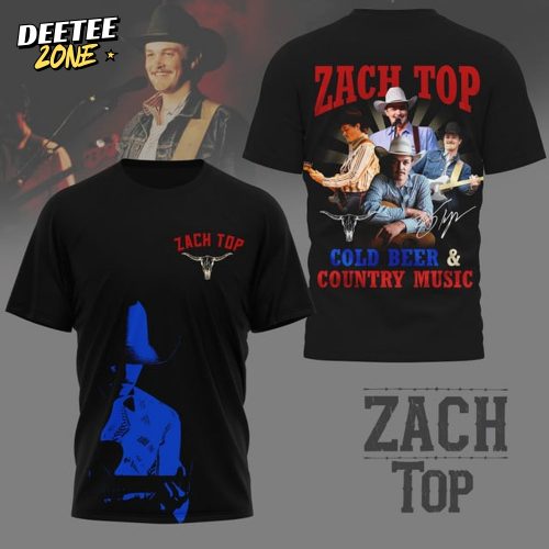 Zach Top Cold Beer & Country Music Tour 2025 Premium Shirt